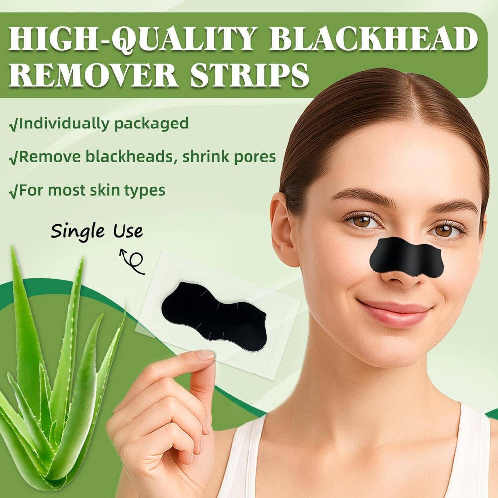 Charcoal Pore Strip - 15 Pack Charcoal Blackhead Remover Nose