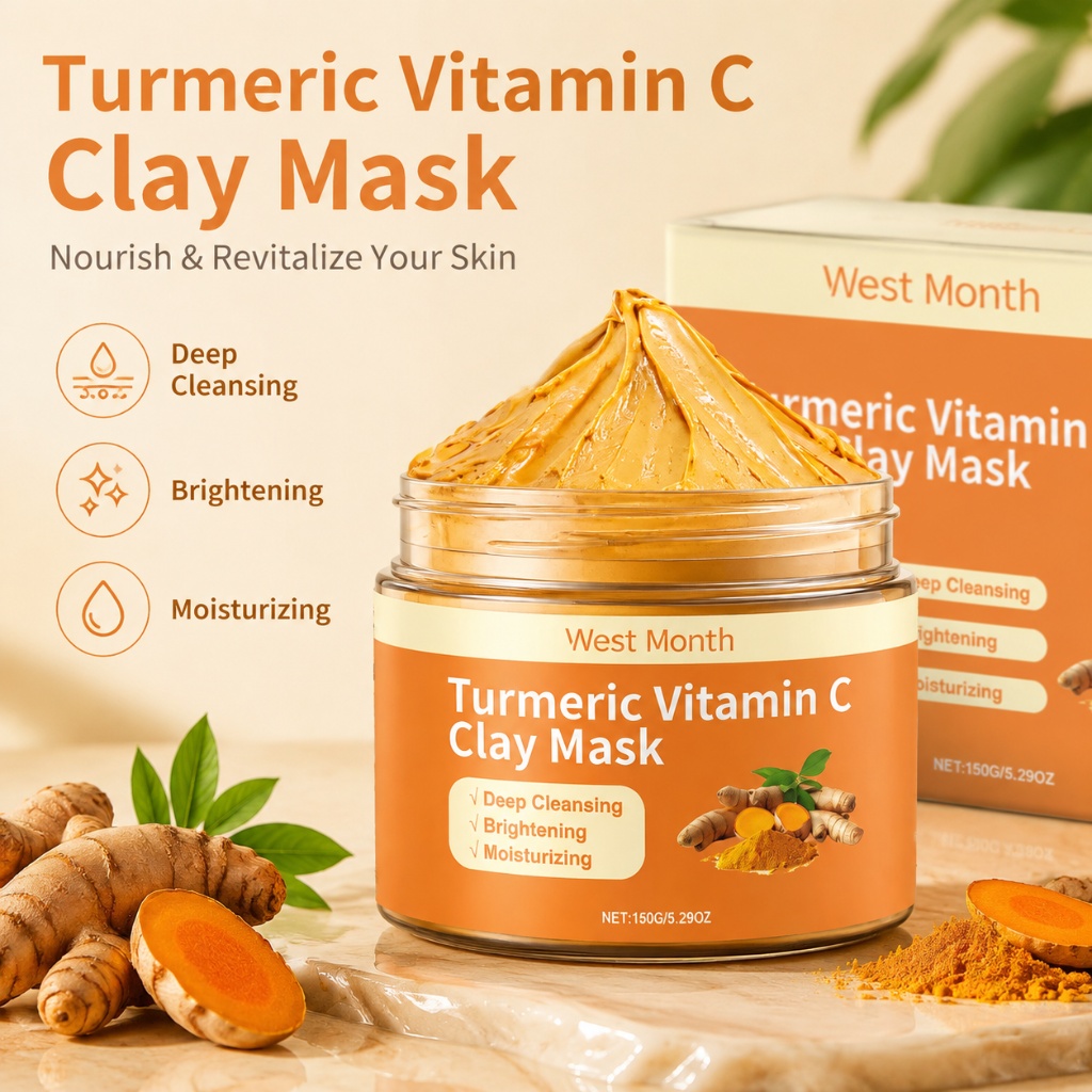 Turmeric Vitamin C Clay Mask D - огляд і ціна Mud Mask Kaolin