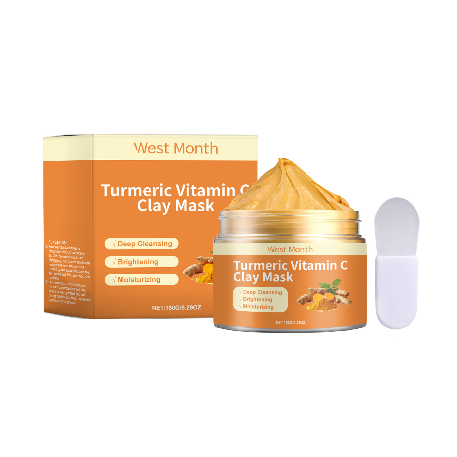 Vitamin C Turmeric Mud Mask De - огляд і ціна Mud Mask Kaolin