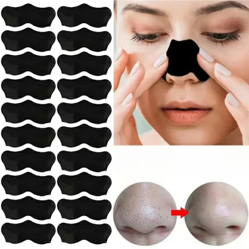 10/50/100Pcs Blackhead Remover - огляд і ціна Charcoal Pore Strip
